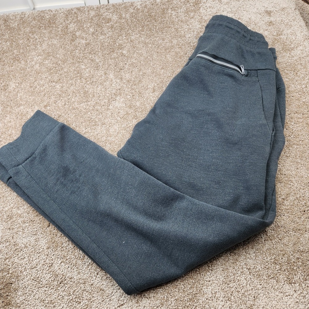 Nike Modern Joggers Mens Medium Charcoal Grey Heather Tapered Sweatpants !Stain